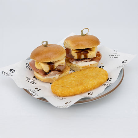 Kids Mini Bacon & Egg Burgers