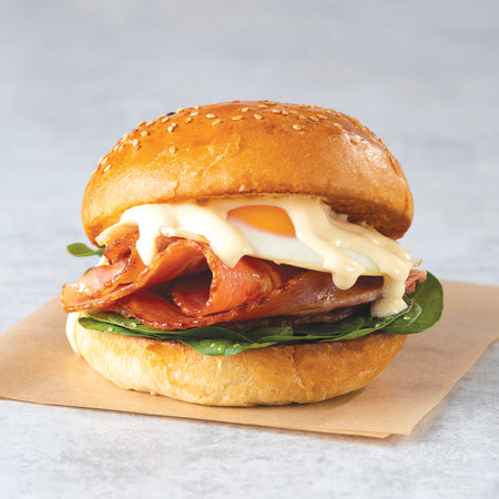 Eggs Benny Burger