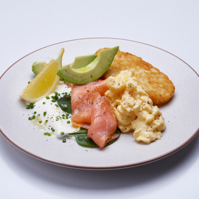 Smoked Salmon & Fresh Avo Brekkie