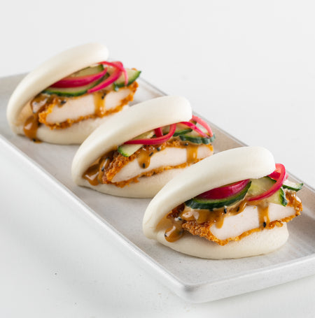 Crispy Chicken Bao Buns