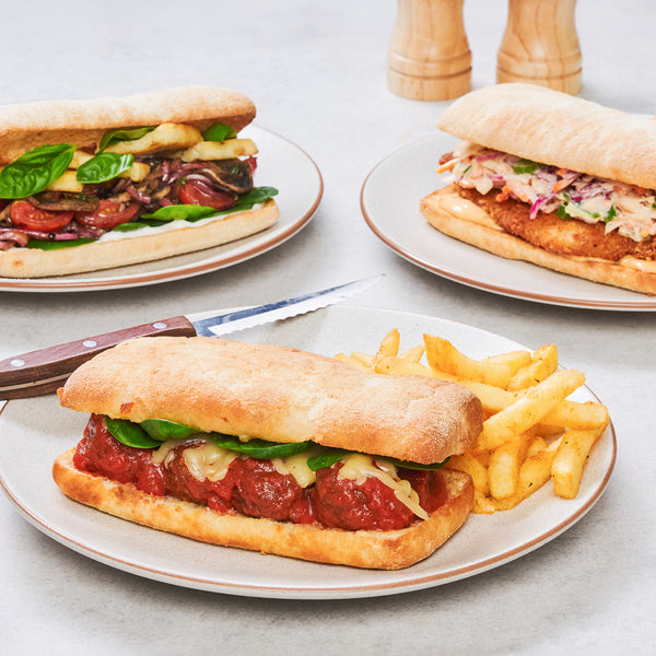 <p>Get ready to meet your new lunch trio!</p><p>Introducing<em><strong> </strong></em>the three main characters of the Club; the Italian Meatball Ciabatta, Chicken Schnitzel Sandwich and our veggie-friendly Haloumi Club Sandwich.</p>