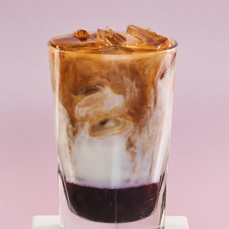 Iced Blueberry Latte