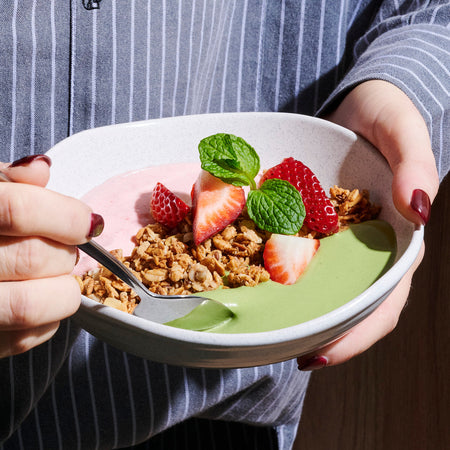 Strawberry Matcha Granola