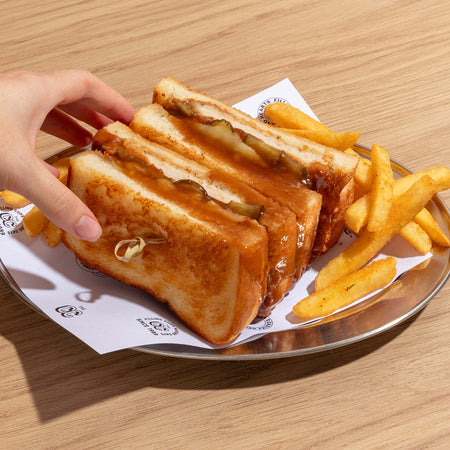 Schnitzel Toastie w/ Gravy