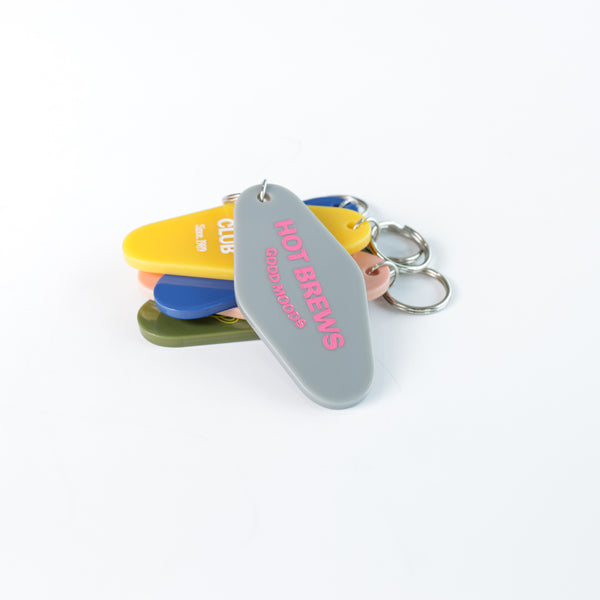 Hot Brews, Good Moods - Keyring