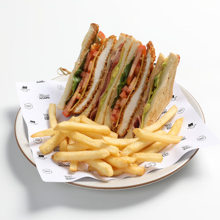 Chicken Katsu Club Sandwich