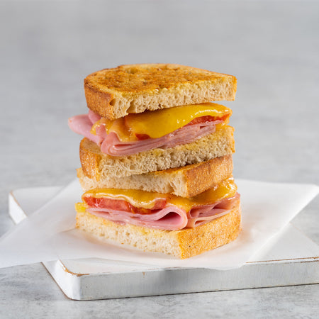 Ham, Cheese & Tomato Toastie with Chips