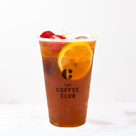 Strawberry Peach & Mango Shaken Iced Tea