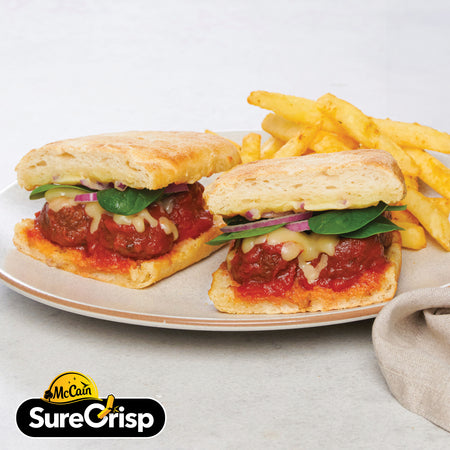 Italian Meatball Ciabatta with Chips