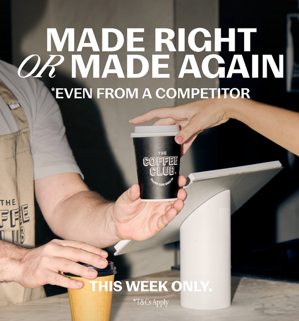 <p><strong>Don't let your bad coffee turn into a bad day.</strong><br/>Bring in a competitor's coffee, and we'll make you a new, barista-made specialty coffee for FREE*. </p><p><strong>THIS WEEK ONLY. </strong></p>