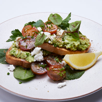 Smashed Avo on Sourdough