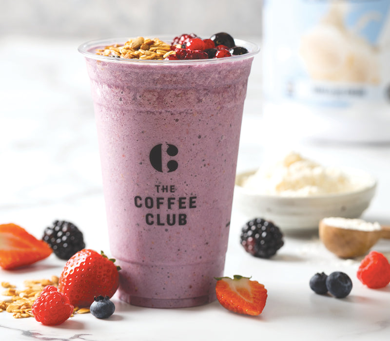 Vanilla Berry Protein Smoothie