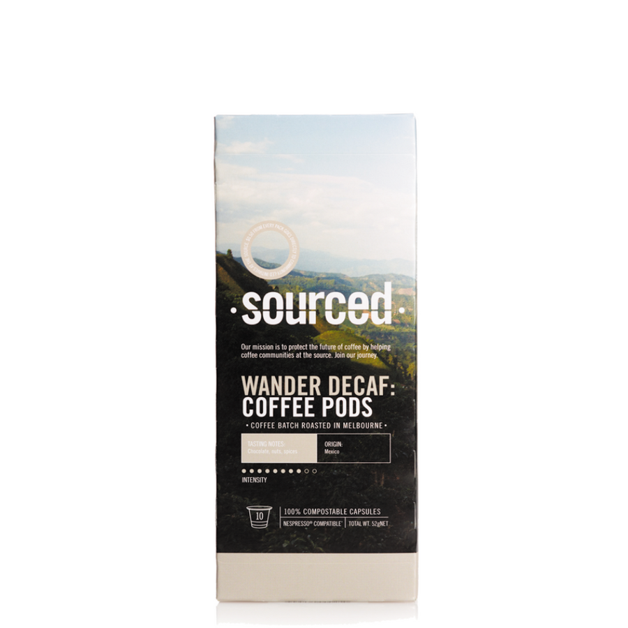 Wander Decaf- Coffee Pods 10 Pack