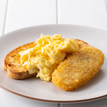 Kids' Eggs on Toast with Hash Brown