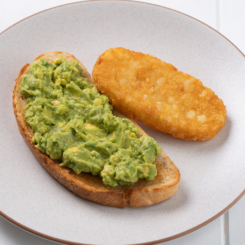 Kids' Avo on Toast with Hash Brown